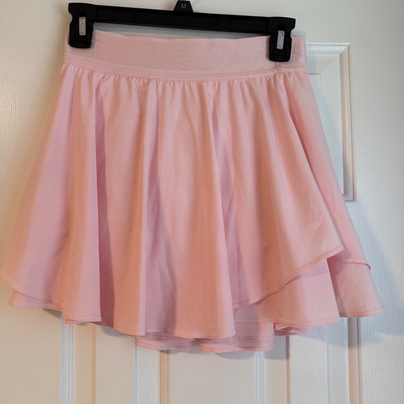 RARE Lululemon Court‎ Rival High Rise Skort Skirt Strawberry Pink Milkshake sz 4 - Picture 10 of 13